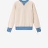 Miker Nakışlı Pamuklu Sweatshirt