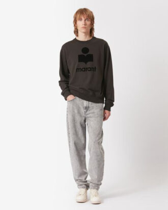 Mikoy Jersey Nakışlı Logo Sweatshirt