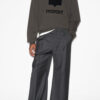 Mikoy Oversized Logo Fleece Sweatshirt