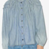 Milya Büzgülü Chambray Bluz