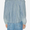 Milya Büzgülü Chambray Bluz