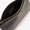 Mino Parlak Deri Clutch Çanta