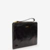 Mino Parlak Deri Clutch Çanta