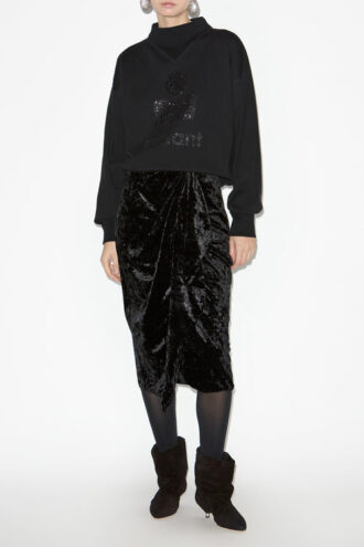 Moby Stand-Up Yaka Logo Sweatshirt