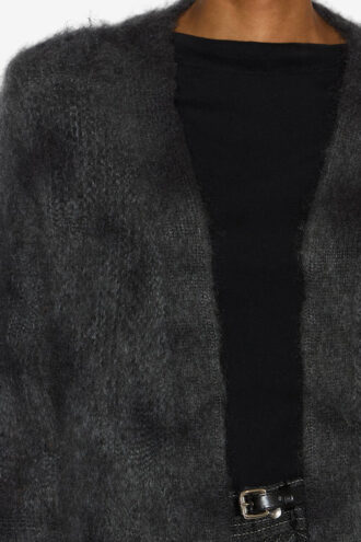 Mylene Wrap-Over Kid Mohair Hırka