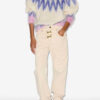 Natania Mohair Fair Isle Desenli Kazak