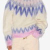 Natania Mohair Fair Isle Desenli Kazak