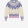 Natania Mohair Fair Isle Desenli Kazak