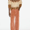 Nicolas Mohair Fair Isle Desenli Kazak