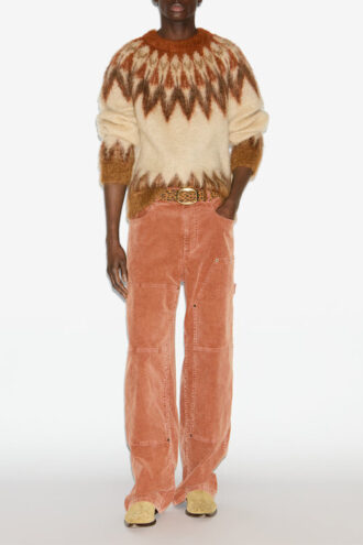 Nicolas Mohair Fair Isle Desenli Kazak