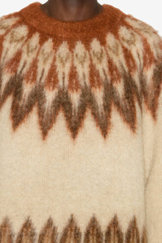 Nicolas Mohair Fair Isle Desenli Kazak