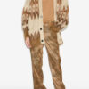 Nielson Mohair Fair Isle Desenli Hırka