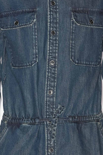 Otilie Hafif Denim Tulum