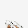 Padim Yüksek Topuklu Slingback Ayna Efektli Topuklu Ayakkabı