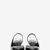 Padim Yüksek Topuklu Slingback Patent Deri Topuklu Ayakkabı