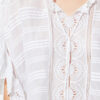 Payton Kaftan Stil Pamuklu ve Çiçek Dantelli Üst