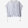 Payton Kaftan Stil Pamuklu ve Çiçek Dantelli Üst
