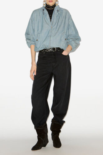 Plume Kısa Chambray Ceket
