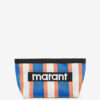 Powden Çizgili Clutch Çanta