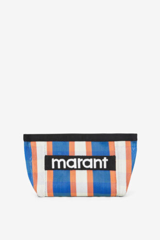 Powden Çizgili Clutch Çanta