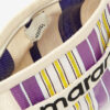 Powden Çizgili Naylon Clutch Çanta