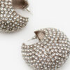 Rhinestone Hoop Küpeler