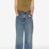 Rodayna Pileli Denim Kot Pantolon