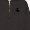 Ross Kısa Pamuklu Dik Yakalı Sweatshirt