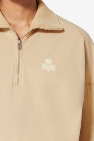 Ross Pamuklu Dik Yakalı Sweatshirt