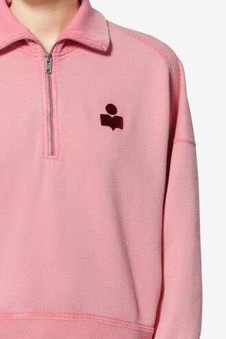 Ross Pamuklu Dik Yakalı Sweatshirt