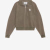 Ross Pamuklu Fermuarlı Yakalı Sweatshirt