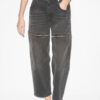 Salia Bol Kesim Fermuarlı Denim Jean