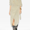 Sandrina Uzun Drapeli Jersey Sweatshirt Elbise