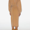 Sandrina Uzun Drapeli Jersey Sweatshirt Elbise