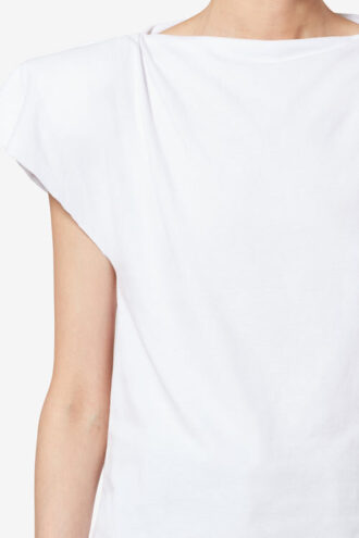 Sebani Asimetrik Kısa Kollu T-Shirt