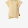 Sebani Asimetrik Pamuklu T-Shirt