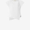Sebani Yastıklı Asimetrik T-Shirt
