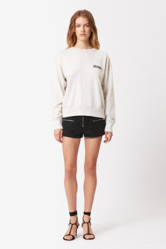 Shad Hafif Pamuklu Logo Sweatshirt