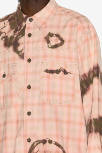 Suli Tie-Dyed Ekose Gömlek