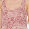 Thea Baskılı Keten Tank Top