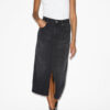 Tilauria İnce Denim Midi Etek Tilauria İnce Denim Midi Etek