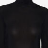 Vanessa Düz Renkli Jersey Roll Neck Elbise
