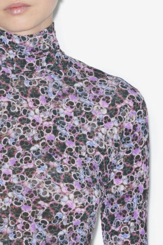 Vanessa Düz Renkli Jersey Roll Neck Elbise