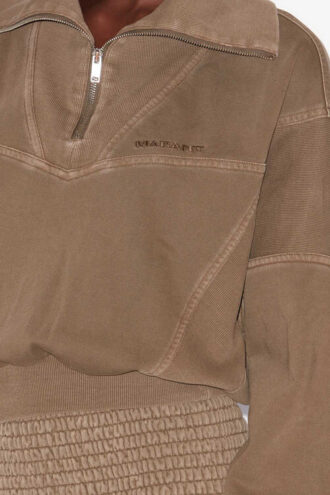 Yaele Soluk Üst Dikişli Jersey Sweatshirt