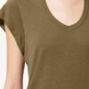 Zankou Kısa Kollu Keten T-shirt